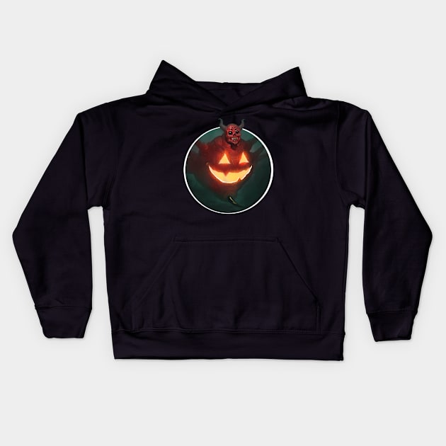 Spiderjack Kids Hoodie by ChurchOfRobot